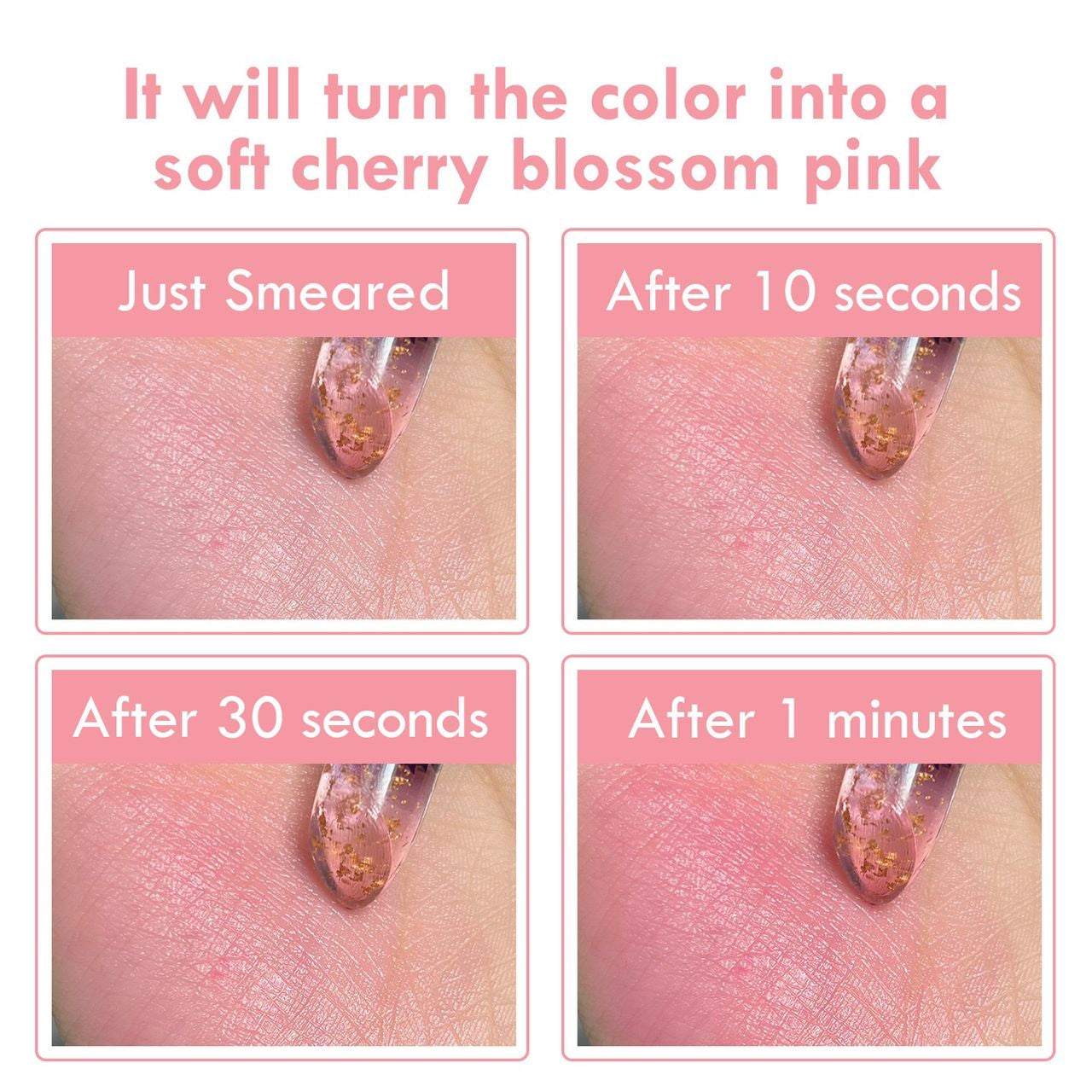 Color-Changing Flower Lip Gloss – Vegan, Gluten-Free, Hydrating Lip Balm
